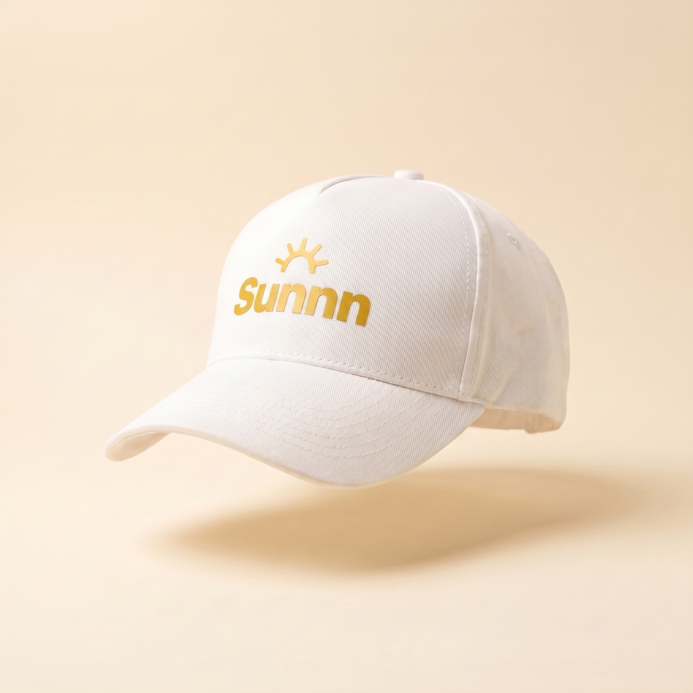 The Sunnn Cap, White / Gold