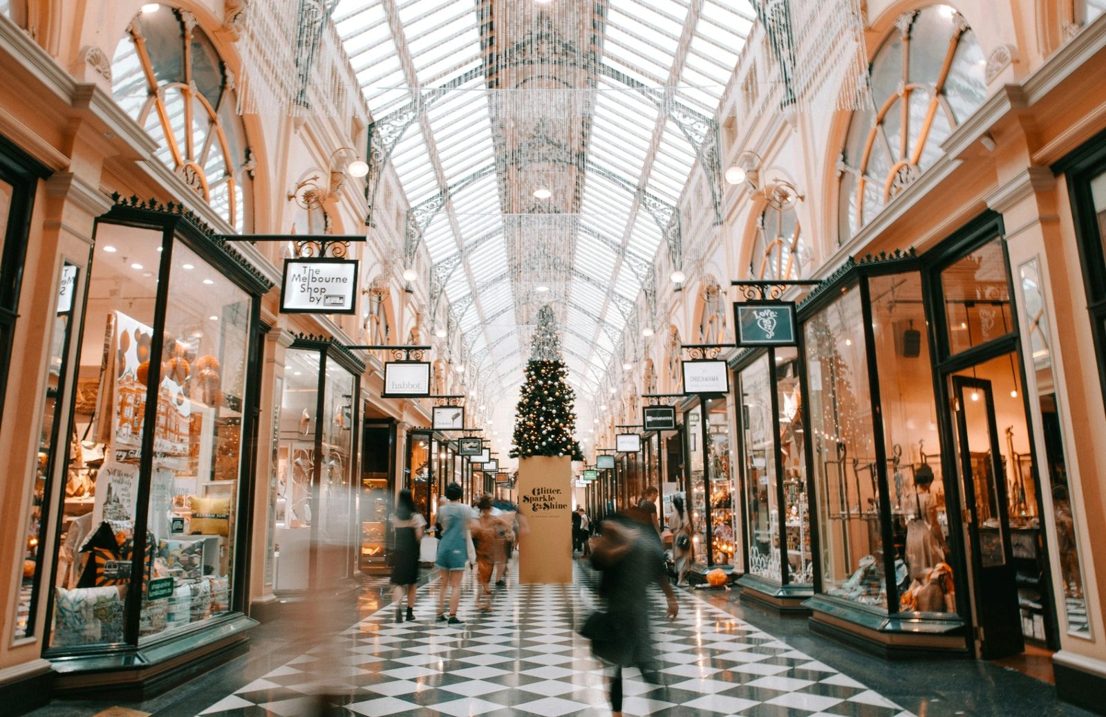 A grand heritage Melbourne shopping arcade